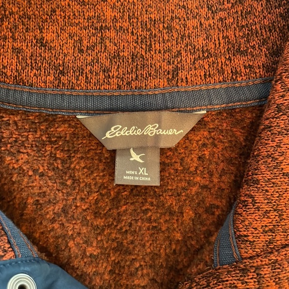 Eddie Bauer 1/4 Button Pullover - Picture 2 of 3
